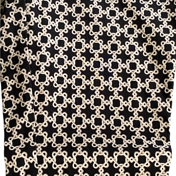 {Joe B} Hexagon Print Fitted elastic Waist Straight let Dress Pants - Picture 3 of 9